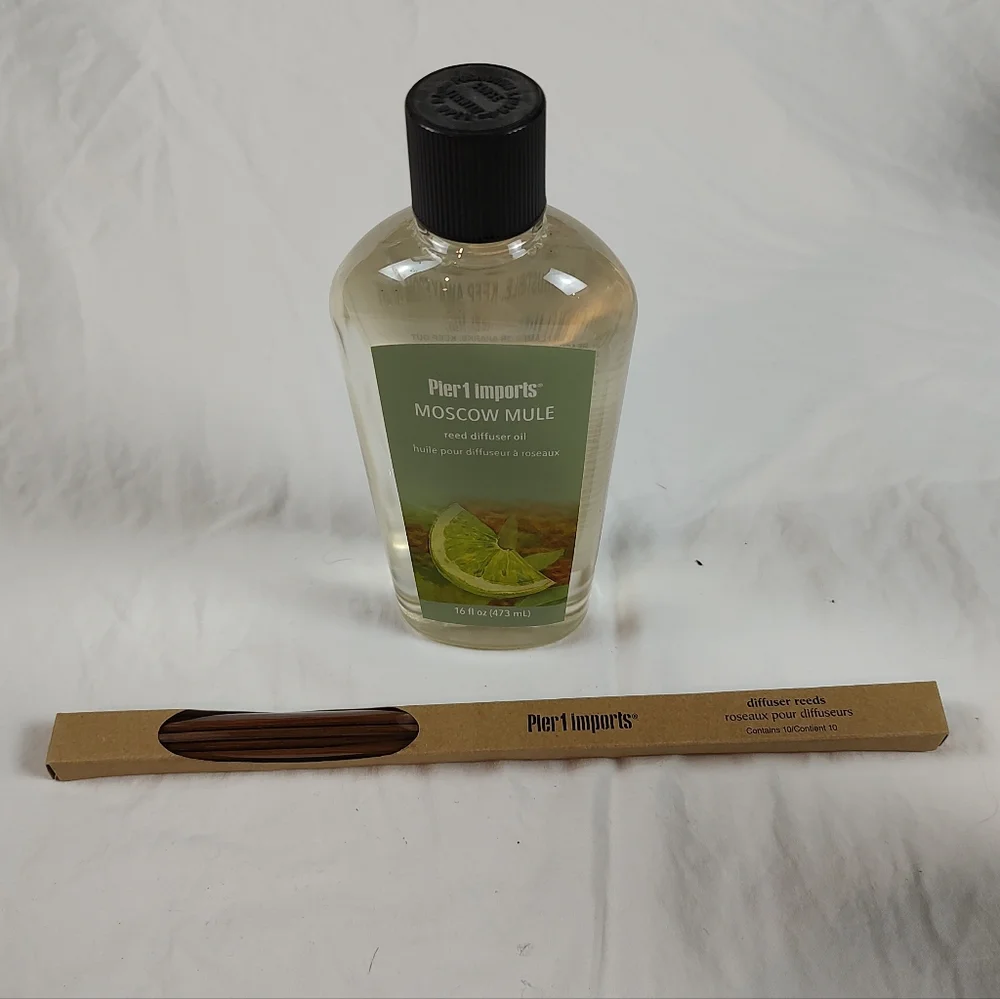 Pier 1 Imports Moscow Mule Reed Diffuser Oil 16fl oz w/ Reeds